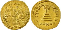 Ancient Coins - Coin, Heraclius, with Heraclius Constantine, Solidus, 610-641, Constantinople