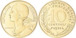 World Coins - Coin, France, Marianne, 10 Centimes, 1974, Paris, , Aluminum-Bronze