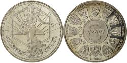 World Coins - France, Medal, L'Europe, Marianne, 2001, , Nickel