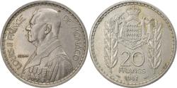World Coins - Coin, Monaco, Louis II, 20 Francs, Vingt, 1947, Paris, , Copper-nickel