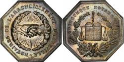 World Coins - France, Token, Notaires de l'Arrondissement d'Abbeville, , Silver