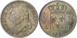 World Coins - France, Louis XVIII, 1/4 Franc, 1824, Paris, Silver, , Gadoury:352
