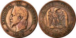 World Coins - Coin, France, Napoleon III, Napoléon III, 10 Centimes, 1863, Strasbourg