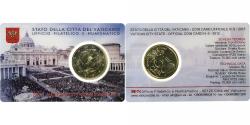 World Coins - Vatican, 50 Euro Cent, Pape François, Coin card.FDC, 2015, Rome, Nordic gold