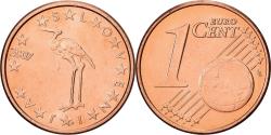 World Coins - Slovenia, 1 Centime, 2007, Lisbon, Acier plaqué cuivre, , KM:68