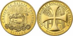 World Coins - France, Token, Lisieux - Basilique - Chasse de Sainte-Thérèse, 2014