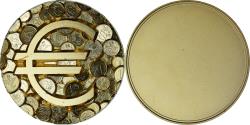 World Coins - France, Medal, The Fifth Republic, pèle mêle Euro, History, , Gilt