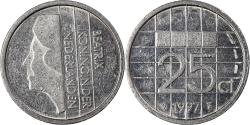World Coins - Coin, Netherlands, 25 Cents, 1997