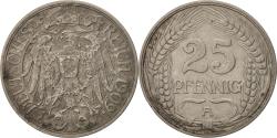 World Coins - Coin, GERMANY - EMPIRE, Wilhelm II, 25 Pfennig, 1909, Berlin, , Nickel