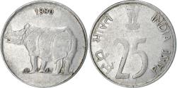 World Coins - Coin, INDIA-REPUBLIC, 25 Paise, 1990, , Stainless Steel, KM:54