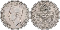 World Coins - Great Britain, George VI, 2 Shillings, 1949, London, Copper-nickel,