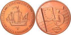 World Coins - Estonia, Medal, 5 C, Essai-Trial, 2003, Exonumia, , Copper