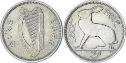 World Coins - Ireland, 3 Pence, 1966, , Copper-nickel, KM:12a