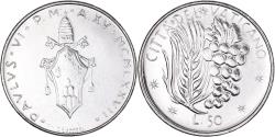 World Coins - Coin, VATICAN CITY, Paul VI, 50 Lire, 1972, , Stainless Steel, KM:121