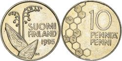 World Coins - Coin, Finland, 10 Pennia, 1995