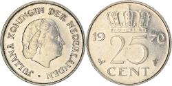 World Coins - Coin, Netherlands, Juliana, 25 Cents, 1970, , Nickel, KM:183