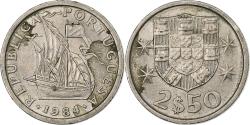 World Coins - Portugal, 2-1/2 Escudos, 1984, Copper-nickel, , KM:590