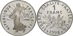 World Coins - Coin, France, Semeuse, Franc, 1998, Paris, Proof / BE, , Nickel