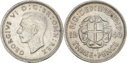 World Coins - Coin, Great Britain, George VI, 3 Pence, 1940, , Silver, KM:848
