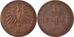 World Coins - Coin, German States, FRANKFURT AM MAIN, Heller, 1855, , Copper, KM:351