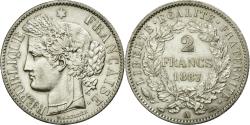 World Coins - Coin, France, Cérès, 2 Francs, 1887, Paris, , Silver, KM:817.1