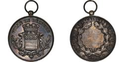 World Coins - France, Medal, Concours Musical, Ville de Béziers, Musique, 1886,