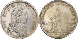 World Coins - France, Token, Louis XV, Trésor Royal, 1721, Silver, Le blanc,