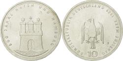World Coins - Coin, GERMANY - FEDERAL REPUBLIC, 10 Mark, 1989, Hamburg, Germany,