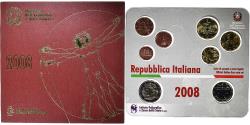 World Coins - Italy, 1 Cent to 2 Euro, BU, 2008, Rome,
