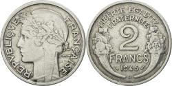 World Coins - Coin, France, Morlon, 2 Francs, 1945, Beaumont - Le Roger, , Aluminum
