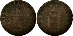 World Coins - Coin, France, Liard tournois, 1615, Sedan, , Copper, Boudeau:1849