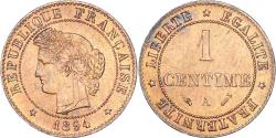 World Coins - Coin, France, Cérès, 1 Centime, 1894, Paris, , Bronze, Gadoury:88