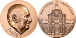 World Coins - France, Medal, Alain Poher, Président du Sénat, 1978, Bronze, Fourbé