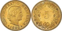 World Coins - Coin, Switzerland, 5 Rappen, 1982, Bern, , Aluminum-Bronze, KM:26c