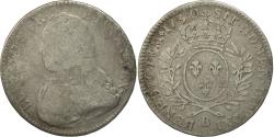 World Coins - Coin, France, Louis XV, 1/2 Écu aux branches d'olivier, 1/2 ECU, 44 Sols, 1730