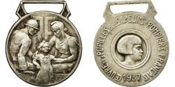 World Coins - France, Medal, Oeuvre des pupilles des Sapeurs-Pompiers Français, 1937