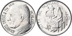 World Coins - Coin, VATICAN CITY, John Paul II, 100 Lire, 1981, FDC, , Stainless