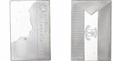 World Coins - France, Medal, United Nations Flags, Equatorial Guinea, Silver,
