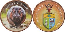 World Coins - Coin, Somaliland, Shilling, 2018, Faune africaine - Hippopotame,
