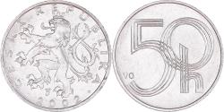 World Coins - Coin, Czech Republic, 50 Haleru, 2002, Jablonec nad Nisou, , Aluminum