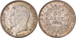 World Coins - Coin, France, Napoleon III, Napoléon III, 50 Centimes, 1862, Paris,