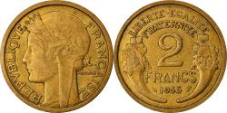 World Coins - Coin, France, Morlon, 2 Francs, 1935, , Aluminum-Bronze, KM:886