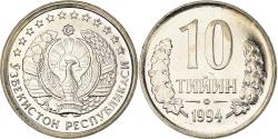 World Coins - Coin, Uzbekistan, 10 Tiyin, 1994, , Nickel Clad Steel, KM:4.2