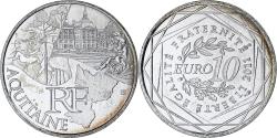 World Coins - France, 10 Euro, Aquitaine, 2011, Paris, , Silver, KM:1727