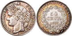 World Coins - Coin, France, Cérès, 50 Centimes, 1887, Paris, , Silver, KM:834.1