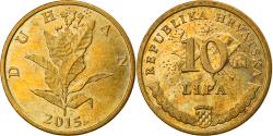 World Coins - Coin, Croatia, 10 Lipa, 2015, , Brass plated steel, KM:6