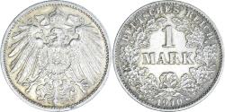 World Coins - Coin, GERMANY - EMPIRE, Wilhelm II, Mark, 1910, Karlsruhe, , Silver