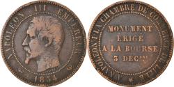 World Coins - France, Token, Napoléon III, Visite de la Chambre de Commerce de Lille, 1854
