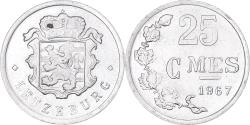 World Coins - Coin, Luxembourg, 25 Centimes, 1967