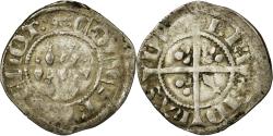 World Coins - Coin, France, Bretagne, Jean IV de Montfort, 1/2 Gros, 1345-1399,